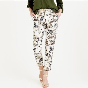 J. Crew 100% linen Ankle Cropped Pants